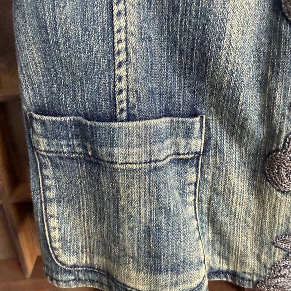 Coldwater Creek Embroidered Denim Jacket - Picture 4 of 6
